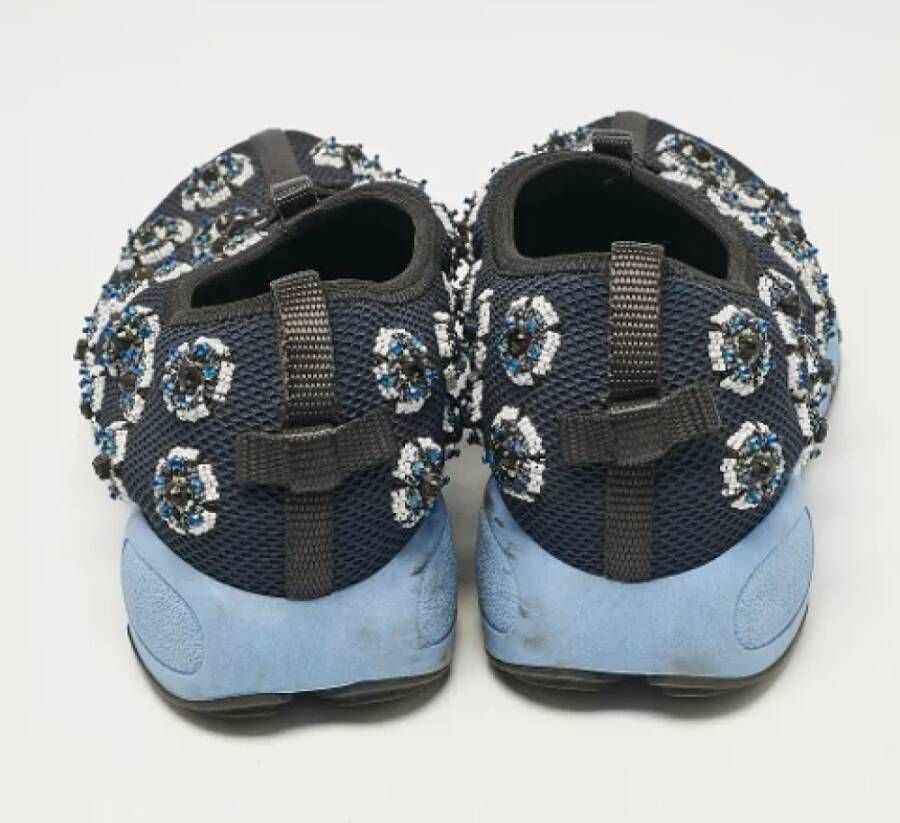 Dior Vintage Pre-owned Mesh sneakers Blue Dames
