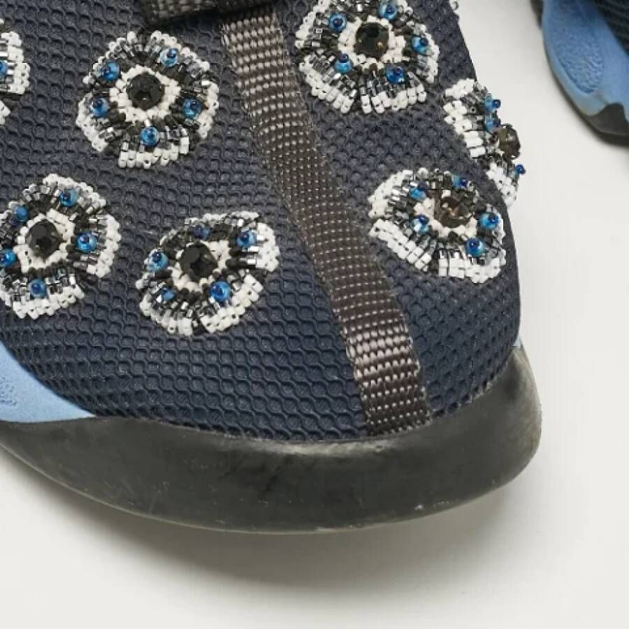 Dior Vintage Pre-owned Mesh sneakers Blue Dames