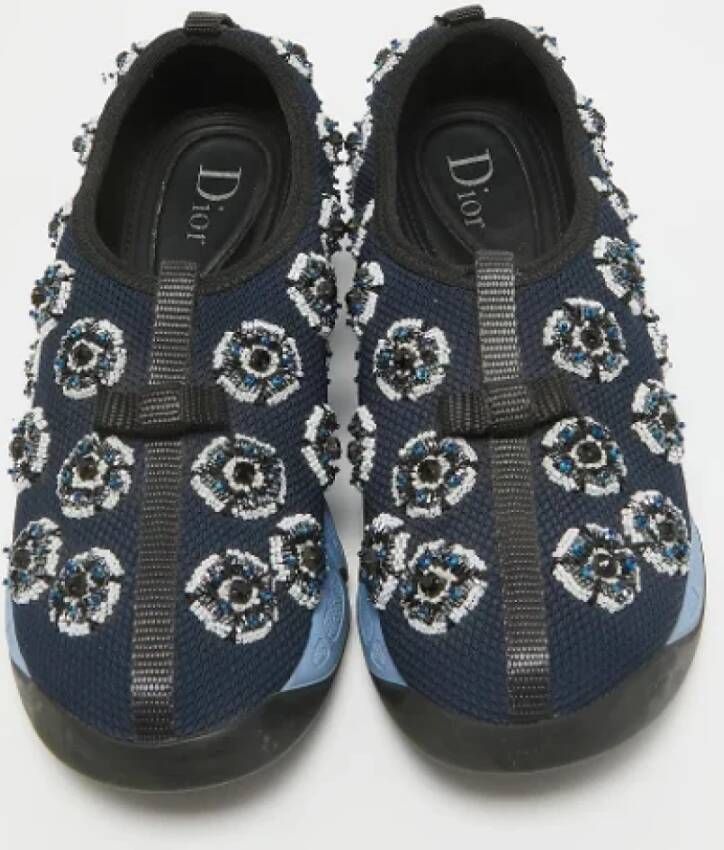 Dior Vintage Pre-owned Mesh sneakers Blue Dames
