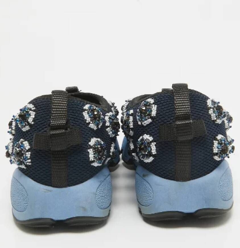 Dior Vintage Pre-owned Mesh sneakers Blue Dames
