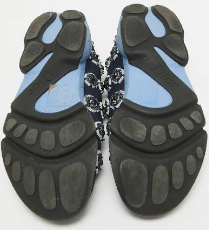 Dior Vintage Pre-owned Mesh sneakers Blue Dames