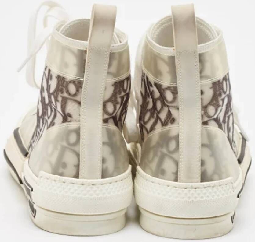 Dior Vintage Pre-owned Mesh sneakers Gray Dames