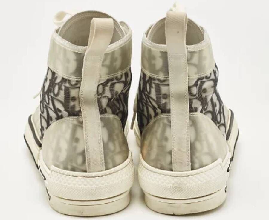 Dior Vintage Pre-owned Mesh sneakers Gray Heren
