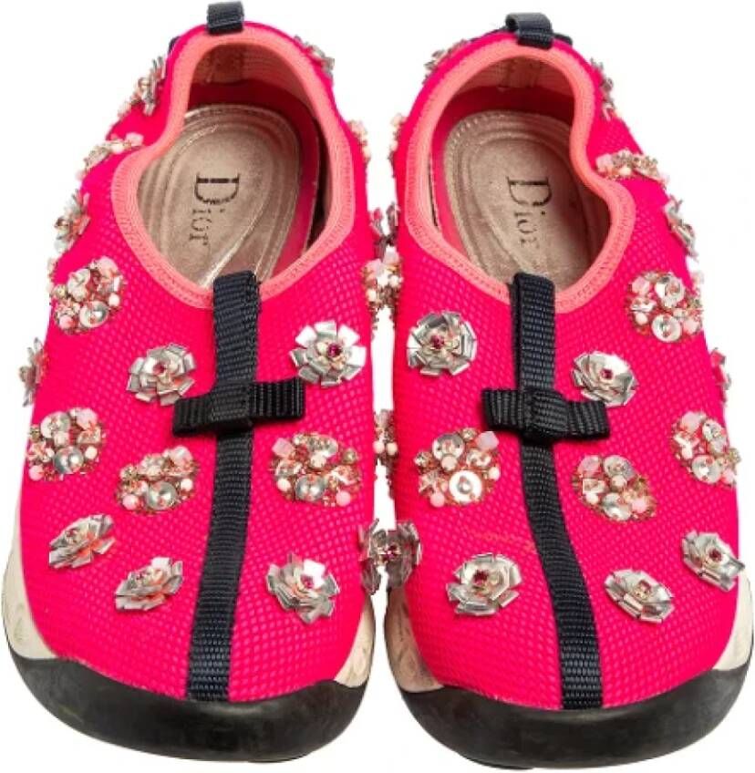 Dior Vintage Pre-owned Mesh sneakers Pink Dames