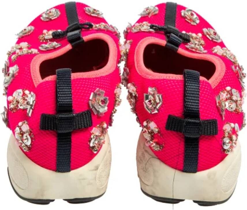 Dior Vintage Pre-owned Mesh sneakers Pink Dames
