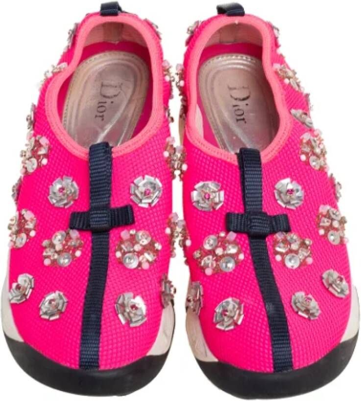 Dior Vintage Pre-owned Mesh sneakers Pink Dames
