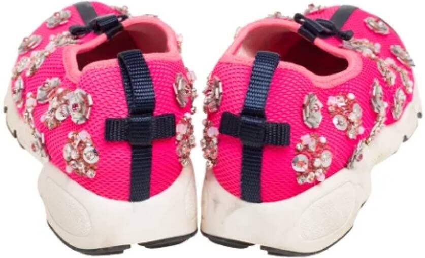 Dior Vintage Pre-owned Mesh sneakers Pink Dames