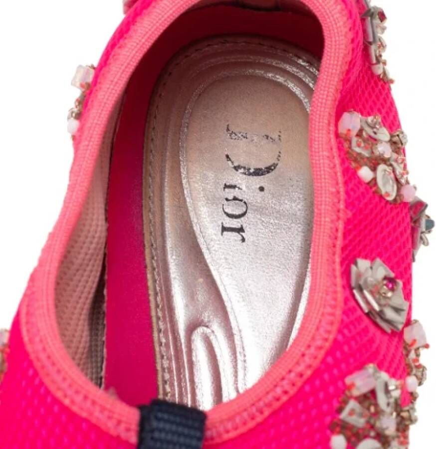 Dior Vintage Pre-owned Mesh sneakers Pink Dames
