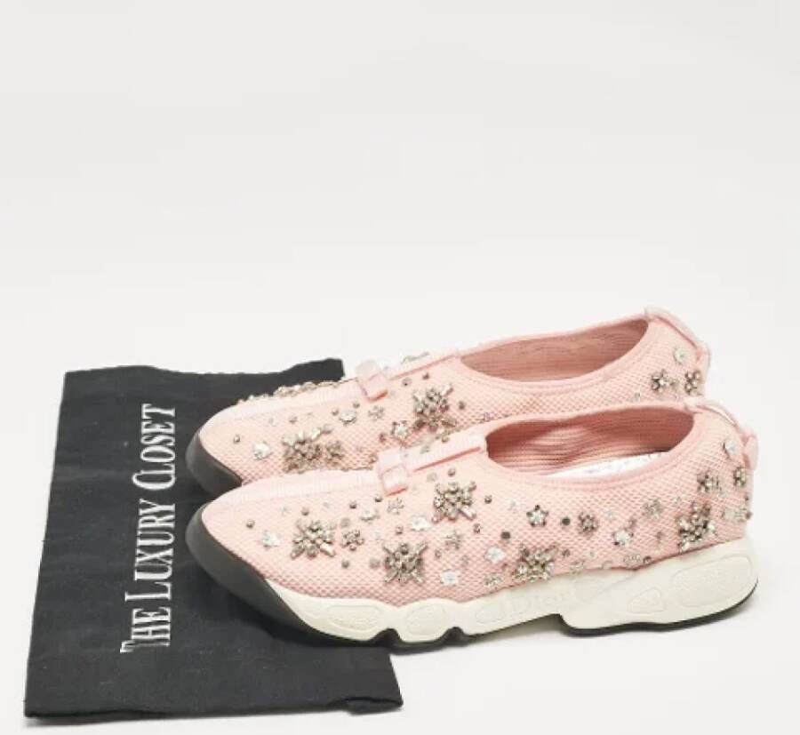 Dior Vintage Pre-owned Mesh sneakers Pink Dames