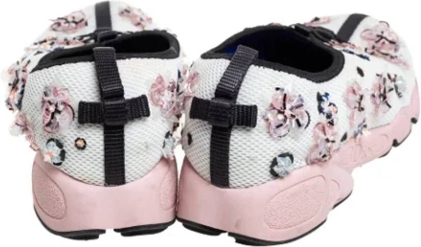 Dior Vintage Pre-owned Mesh sneakers White Dames