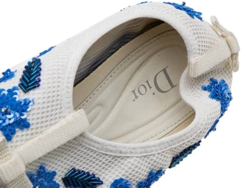 Dior Vintage Pre-owned Mesh sneakers White Dames