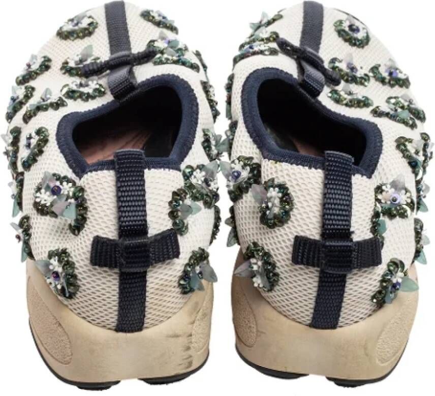 Dior Vintage Pre-owned Mesh sneakers White Dames