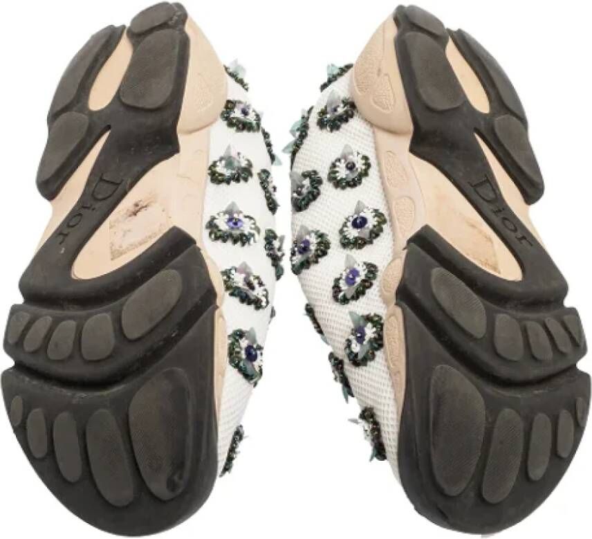 Dior Vintage Pre-owned Mesh sneakers White Dames