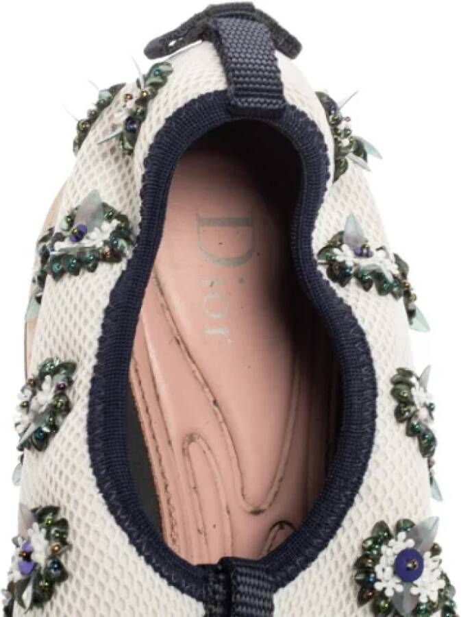 Dior Vintage Pre-owned Mesh sneakers White Dames