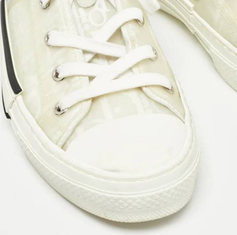 Dior Vintage Pre-owned Mesh sneakers White Dames