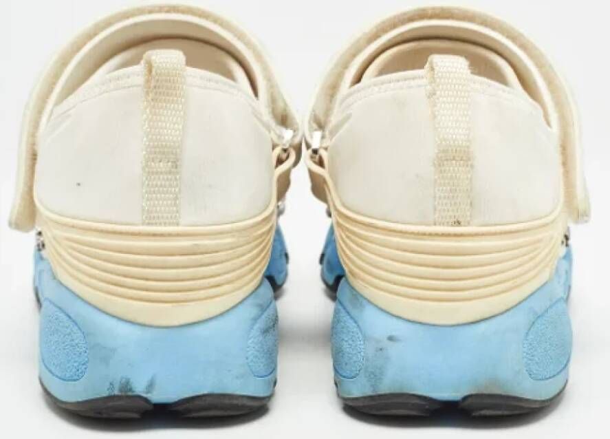 Dior Vintage Pre-owned Mesh sneakers White Dames