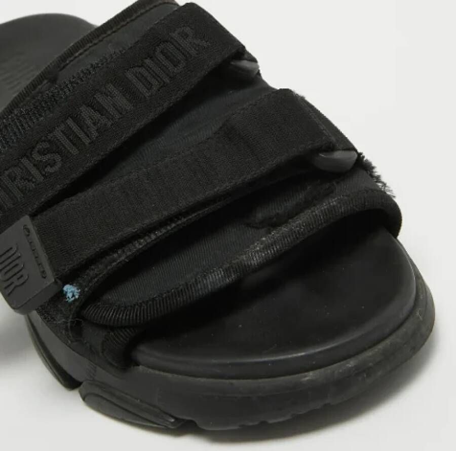 Dior Vintage Pre-owned Nylon sandals Black Dames