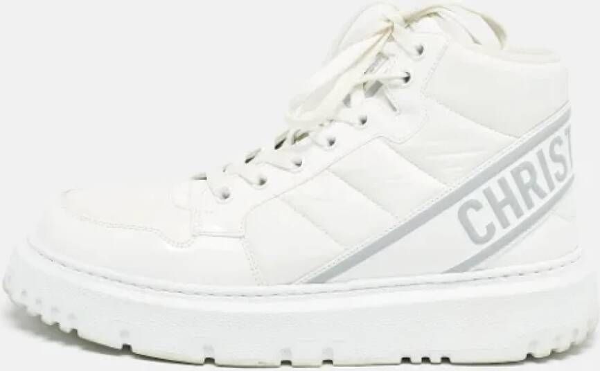 Dior Vintage Pre-owned Nylon sneakers White Dames