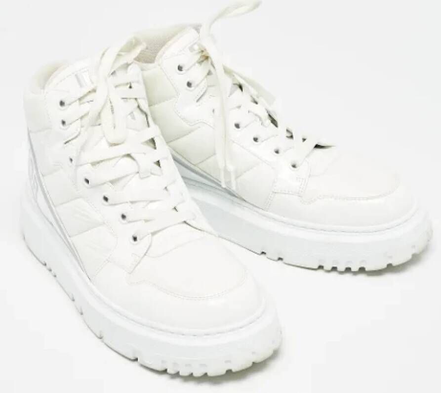 Dior Vintage Pre-owned Nylon sneakers White Dames