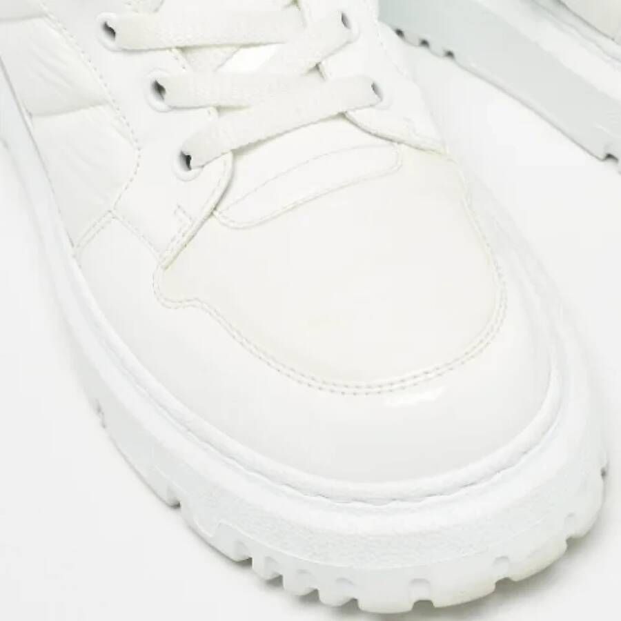 Dior Vintage Pre-owned Nylon sneakers White Dames