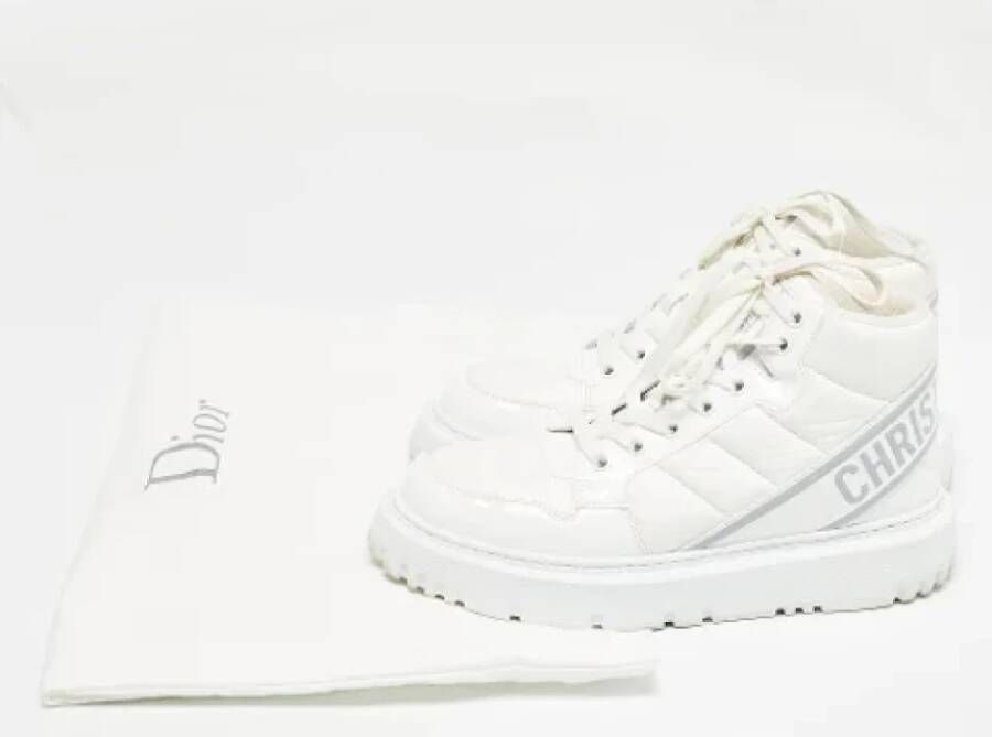 Dior Vintage Pre-owned Nylon sneakers White Dames