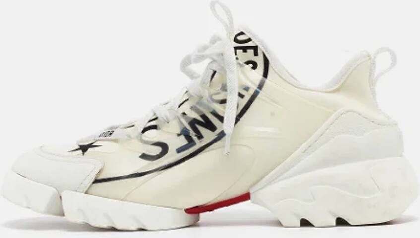 Dior Vintage Pre-owned Rubber sneakers White Dames