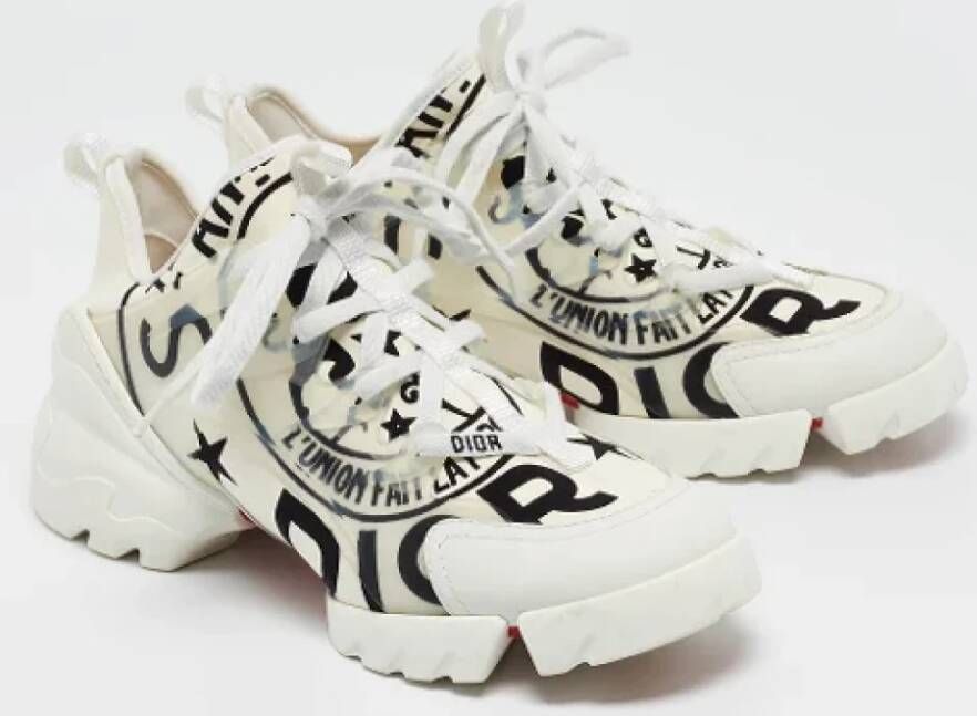 Dior Vintage Pre-owned Rubber sneakers White Dames