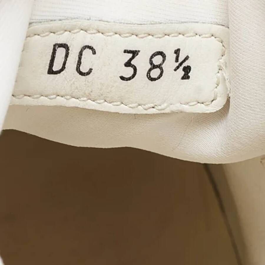 Dior Vintage Pre-owned Rubber sneakers White Dames