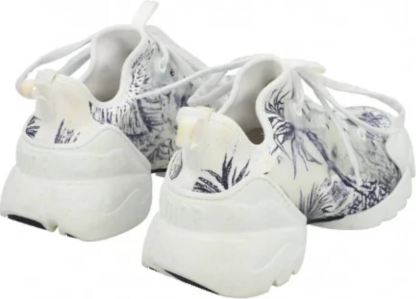 Dior Vintage Pre-owned Rubber sneakers White Dames