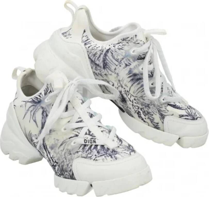 Dior Vintage Pre-owned Rubber sneakers White Dames
