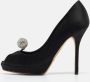 Dior Vintage Pre-owned Satin heels Black Dames - Thumbnail 2