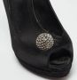 Dior Vintage Pre-owned Satin heels Black Dames - Thumbnail 7