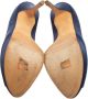 Dior Vintage Pre-owned Satin heels Blue Dames - Thumbnail 5
