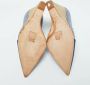 Dior Vintage Pre-owned Satin heels Blue Dames - Thumbnail 6