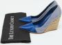 Dior Vintage Pre-owned Satin heels Blue Dames - Thumbnail 9