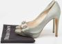 Dior Vintage Pre-owned Satin heels Gray Dames - Thumbnail 9