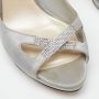 Dior Vintage Pre-owned Satin heels Gray Dames - Thumbnail 7