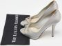 Dior Vintage Pre-owned Satin heels Gray Dames - Thumbnail 9