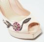 Dior Vintage Pre-owned Satin heels Orange Dames - Thumbnail 6