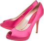 Dior Vintage Pre-owned Satin heels Pink Dames - Thumbnail 3