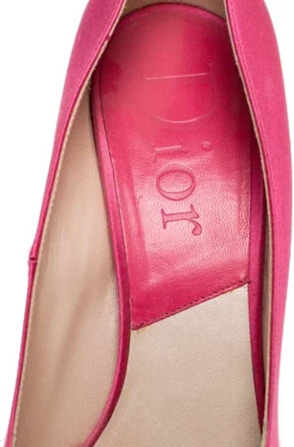 Dior Vintage Pre-owned Satin heels Pink Dames