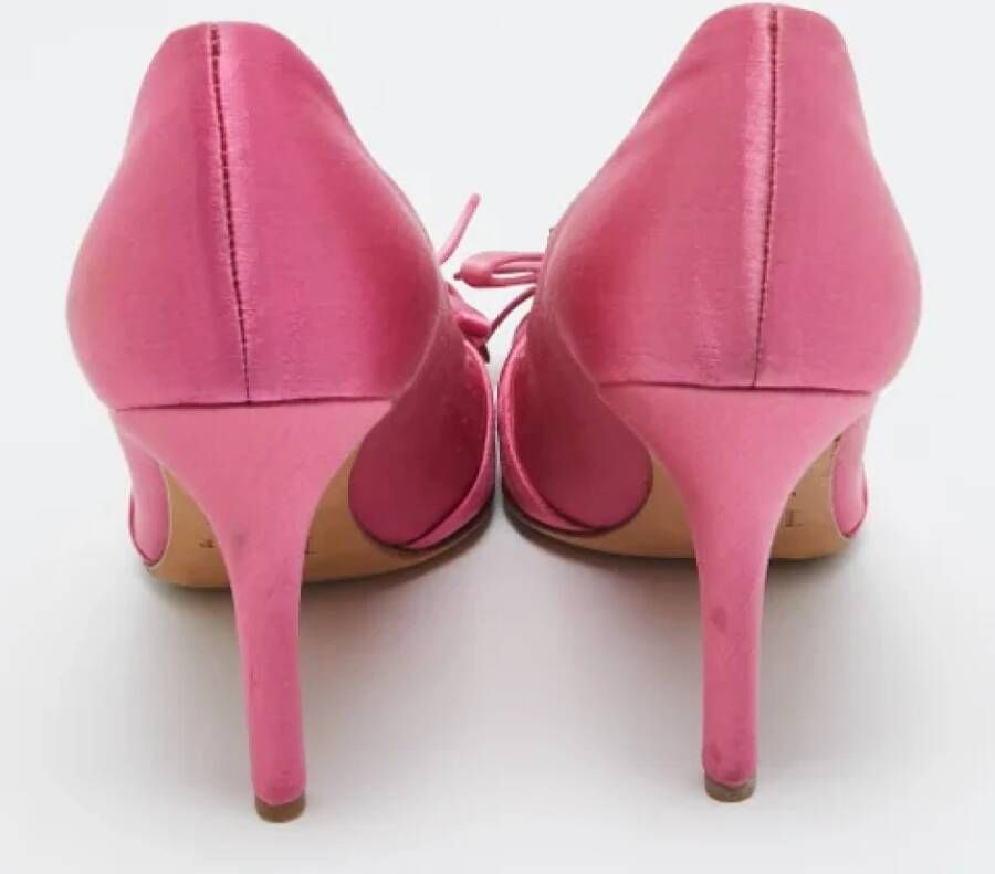 Dior Vintage Pre-owned Satin heels Pink Dames
