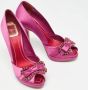 Dior Vintage Pre-owned Satin heels Purple Dames - Thumbnail 4
