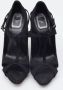 Dior Vintage Pre-owned Satin sandals Black Dames - Thumbnail 5