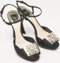 Dior Vintage Pre-owned Satin sandals Black Dames - Thumbnail 2