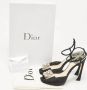 Dior Vintage Pre-owned Satin sandals Black Dames - Thumbnail 7