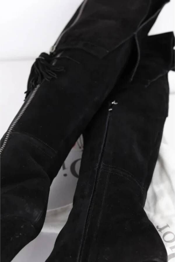 Dior Vintage Pre-owned Suede boots Black Dames