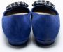 Dior Vintage Pre-owned Suede flats Blue Dames - Thumbnail 5