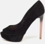 Dior Vintage Pre-owned Suede heels Black Dames - Thumbnail 2