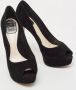 Dior Vintage Pre-owned Suede heels Black Dames - Thumbnail 4